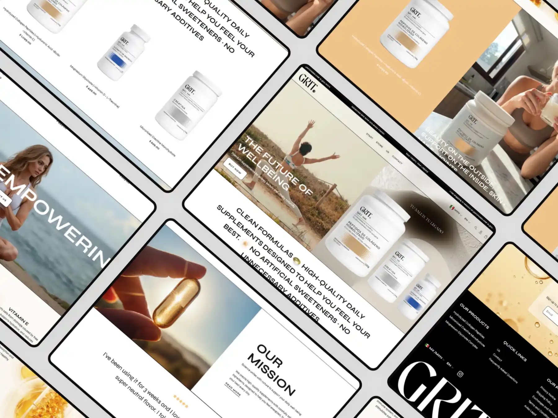 Grit store — homepage screenshot 3